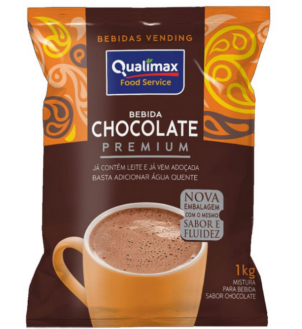 Chocolate Premium Solúvel Vending 1Kg - Qualimax
