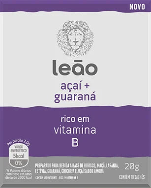 Chá Leão Vitamínico Açaí e Guaraná - 10 Sachês