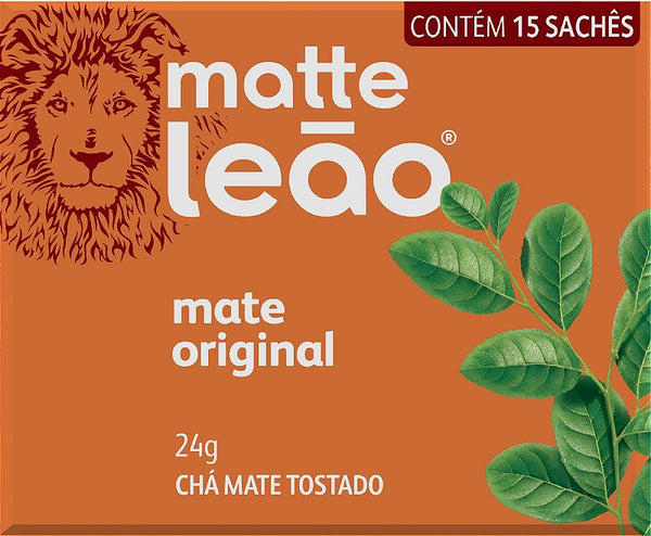 Chá Matte Leão Original 24g em Sachês - 15 Sachês