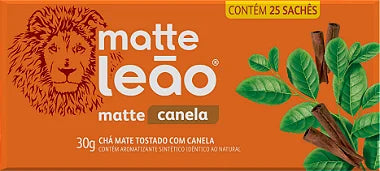 Chá Matte Leão com Canela - Caixa com 25 Sachês