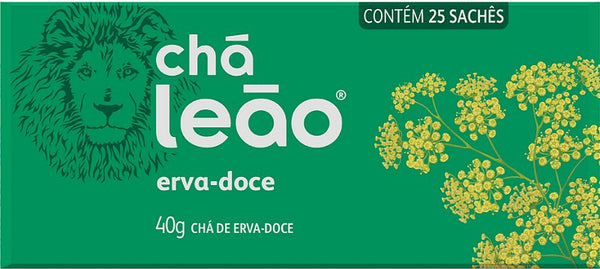 Chá Leão Erva Doce 40g em sachês - 25 Sachês