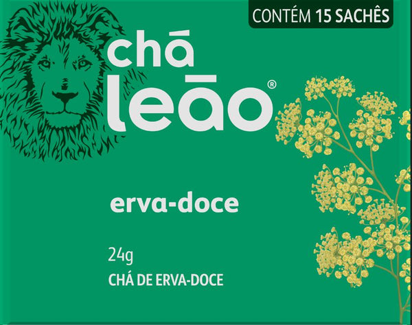 Chá Leão Erva Doce 24g em sachês - 15 Sachês