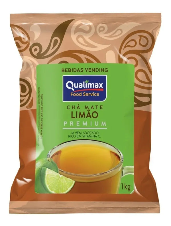 Chá Mate Solúvel Limão Vending 1Kg - Qualimax