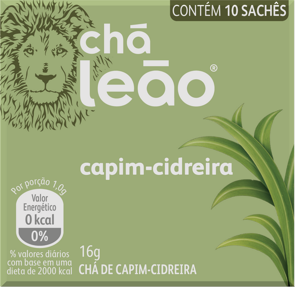 Chá Leão Capim-Cidreira - 10 Sachês