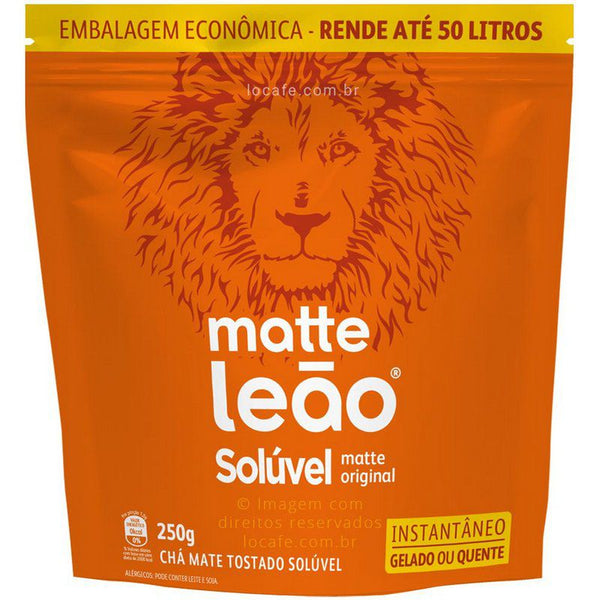 Matte Leão - Chá mate natural solúvel 250g Rende até 50 litros